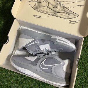Nike Kyrie Low 5 TB Basketball Shoes Wolf Grey White Men’s D09617-001 NEW